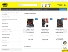 Tablet Screenshot of famex-shop.de